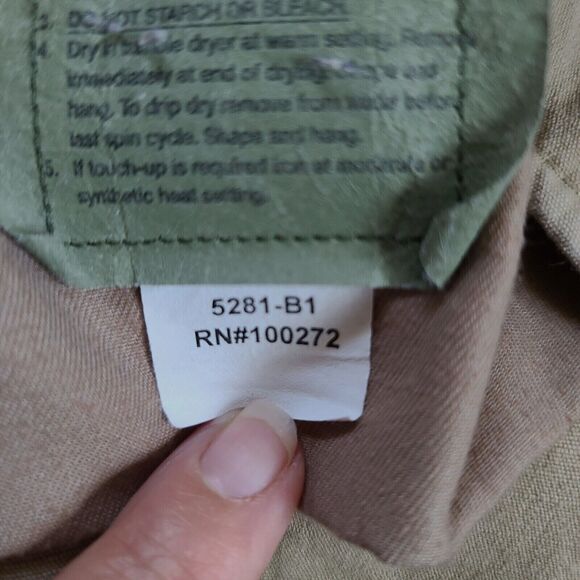 Tru-Spec Mens Pants Beige Size 39-43 100% Cotton Button Close Pockets Adjustable - Picture 9 of 12